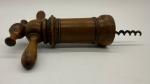 Vintage Wooden Twist Corkscrew Wine Opener