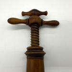Vintage Wooden Twist Corkscrew Wine Opener