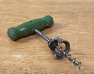 Vintage Wooden Corkscrew Wine Bottle Opener