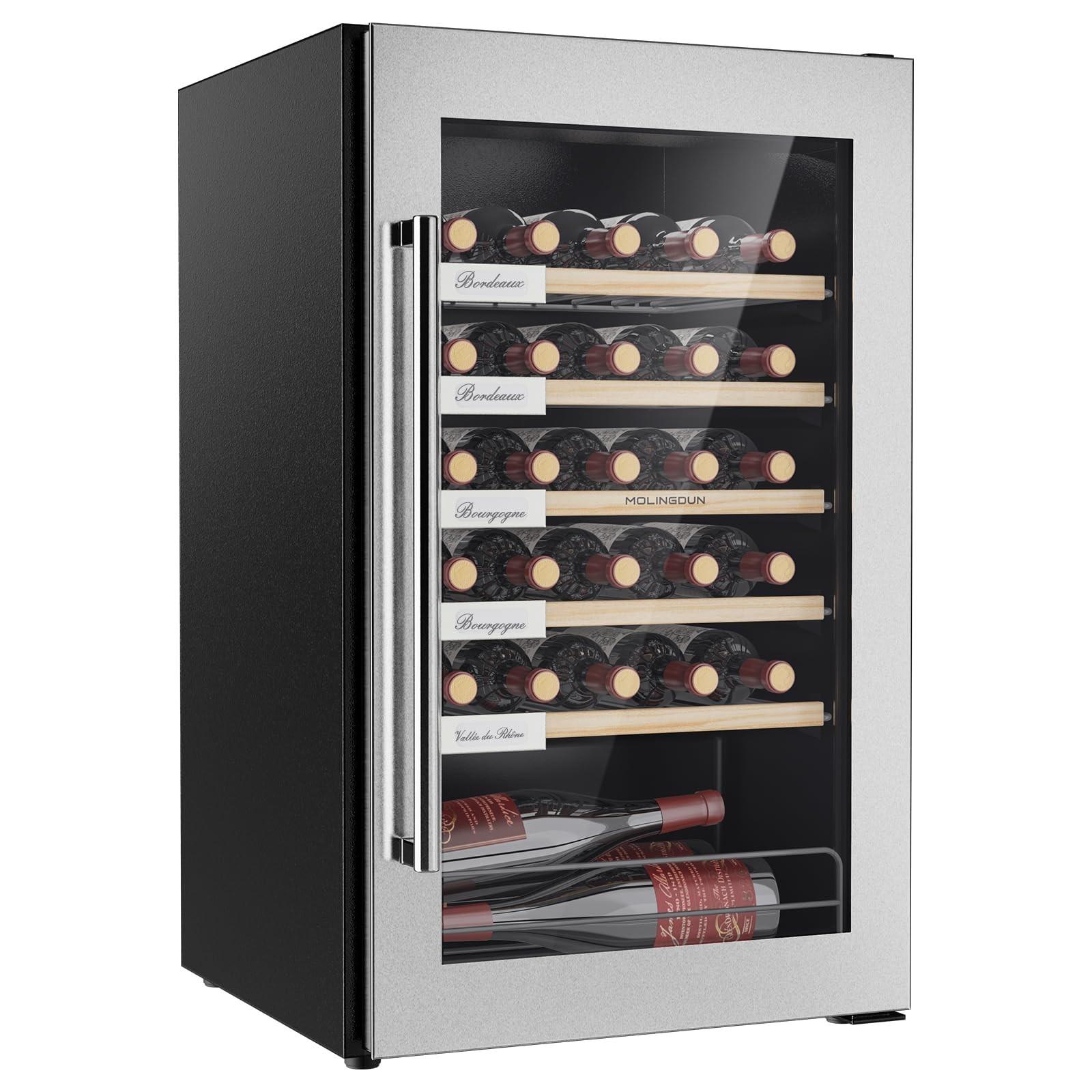 33-Bottle Freestanding Intelligent Wine Cooler