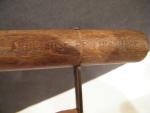 Antique Wood Wine Bottle Opener with Corkscrew