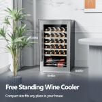 33-Bottle Freestanding Intelligent Wine Cooler