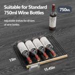 33-Bottle Freestanding Intelligent Wine Cooler