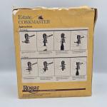 Antique Bronze Grape Design Wine Corkscrew