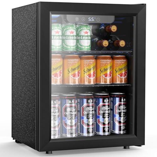 Mini Beverage Cooler with Glass Door for Wine