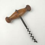 Vintage Wood Handle Corkscrew Wine Bottle Opener