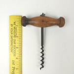 Vintage Wood Handle Corkscrew Wine Bottle Opener