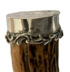 Vintage Antler Corkscrew Bottle Opener in Silver