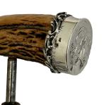 Vintage Antler Corkscrew Bottle Opener in Silver