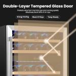 Yeego 24-Inch Dual Zone Wine Cooler for 47 Bottles