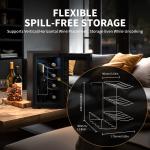 8-Bottle Freestanding Wine Cooler Refrigerator