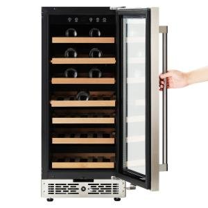 15" Freestanding Wine Cooler Holds 33 Bottles