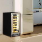 15" Freestanding Wine Cooler Holds 33 Bottles