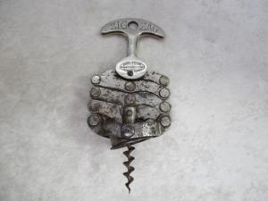 Vintage Zig Zag Expandable Corkscrew Wine Opener