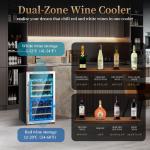 52-Bottle Freestanding Wine Fridge Cooler