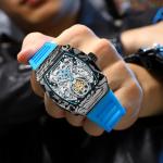 Wine Barrel Shaped Automatic Watch for Men