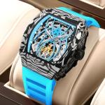 Wine Barrel Shaped Automatic Watch for Men