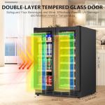 Dual Zone Wine & Beverage Refrigerator with LED Light