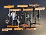 Set of 12 Vintage Antique Corkscrews