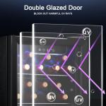 68 Can Mini Beverage Refrigerator with Glass Door