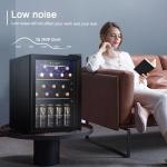 68 Can Mini Beverage Refrigerator with Glass Door