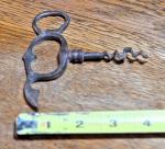 Vintage 4-Finger Corkscrew Wine Opener Tool