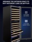 Dual Zone Wine Cooler for 154 Bottles
