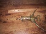 Antique Italian Brass Wine Bottle Opener