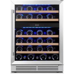 Yeego 24" Dual Zone Wine Cooler for 46 Bottles