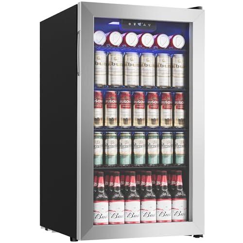 126 Can Beverage Cooler with Glass Door