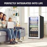 126 Can Beverage Cooler with Glass Door