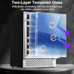 Dual Zone 51-Bottle Wine Fridge Cooler