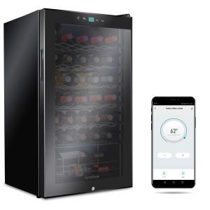 Ivation 34 Bottle Wine Fridge with Wi-Fi
