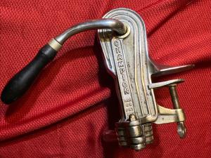 Vintage Cast Iron Ornate Corkscrew Wine Opener