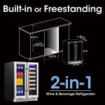 Yeego Dual Zone Wine Cooler for 60 Bottles
