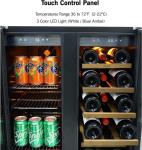 Yeego Dual Zone Wine Cooler for 60 Bottles