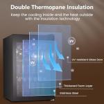 37-Bottle Wine Fridge with Smart Temperature Control