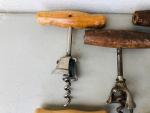 Set of 6 Vintage Antique Corkscrew Openers