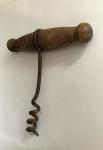Rustic Wooden Handle Corkscrew Wine Opener