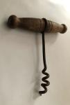 Rustic Wooden Handle Corkscrew Wine Opener