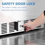 Stainless Steel Mini Beverage Fridge for Wine