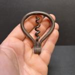 Vintage Folding Corkscrew Iron Wine Opener