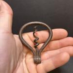 Vintage Folding Corkscrew Iron Wine Opener