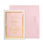 Funny Wine Card – Let's Start with Wine