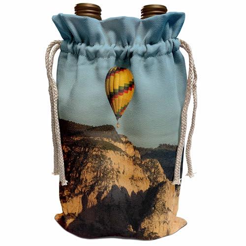 Red Rock Country Wine Bag with Hot Air Balloons