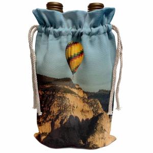 Red Rock Country Wine Bag with Hot Air Balloons