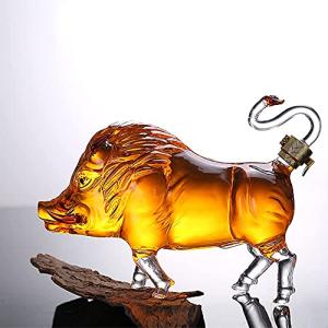 Wild Boar Wine Decanter – 1000ML Glass Gift