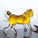 Tiger Whiskey Decanter - 1000ml Zodiac Glass Design