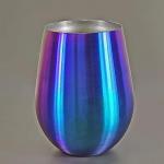 Set of 4 Unbreakable Stainless Steel Wine Glasses