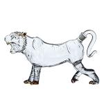 Tiger Whiskey Decanter - 1000ml Zodiac Glass Design